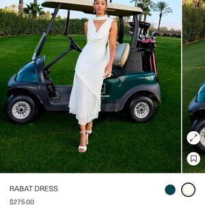 Asymmetrical White Dress from Lady Pippa